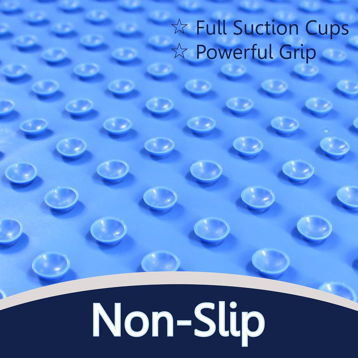 Non-Slip Bath, Shower, Tub Mat, TPR Material, Eco-Friendly, Non-PVC, Machine Washable, No Odor, with Powerful Gripping Suction Cups, Pop Circle (16"x28" Pink)