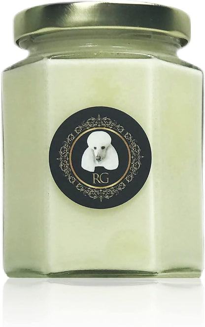 Hex Scented Candle (Georgia Peach Cobbler) - Aromatherapy, 5.5 oz, 25-35 Hours Average Burn Time