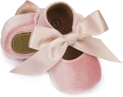 Infant Baby Girls Mary Jane Flats Princess Wedding Dress Shoes