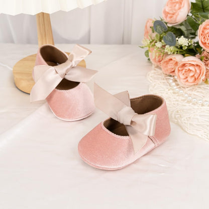 Infant Baby Girls Mary Jane Flats Princess Wedding Dress Shoes