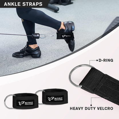 RitFit 7PCS Barbell Squat Pad Set, Hip Thrust & Lunges