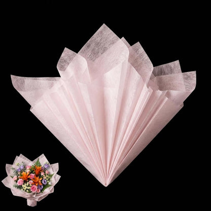 38 Sheets Pull-out Tissue Pink Flower Wrapping Paper