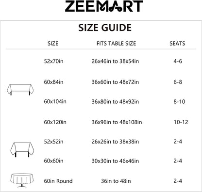 ZeeMart Boho Round Grid Tablecloth with Tassels, Pink 52in