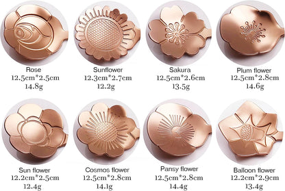 16 Pcs Teaspoon Tea Spoons, Stainless Steel Cute Coffee Spoon for Tea Party Decorations (Rose Gold)