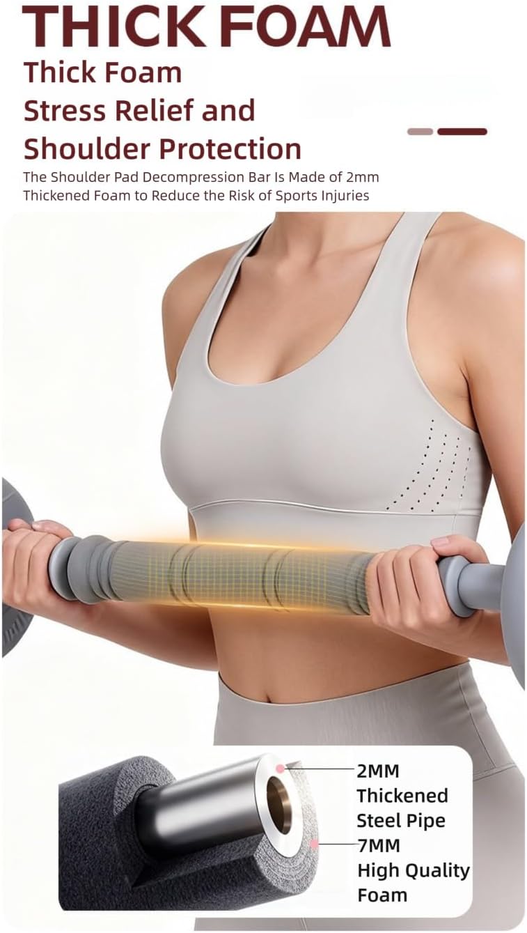 3-in-1 Adjustable Dumbbell Set 13/18/22/35LB, Barbell & Kettlebell