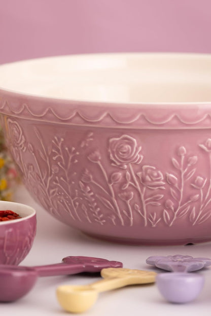 In The Meadow S12 (4.25 Qt) Mixing Bowl | Rose (Pink)