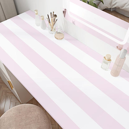Pink Stripe Wallpaper Peel and Stick Thick Geometric Wall Paper