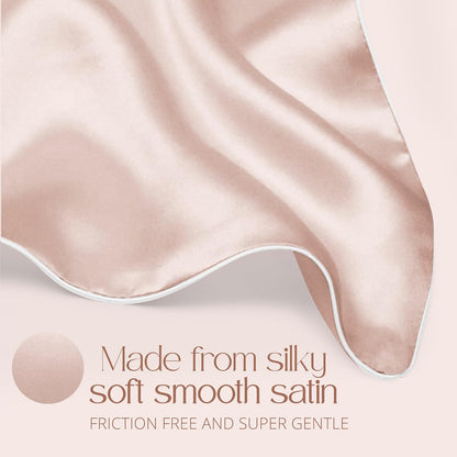 Silky Satin Pillowcase with Zipper – Peony