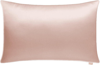 Silky Satin Pillowcase with Zipper – Peony