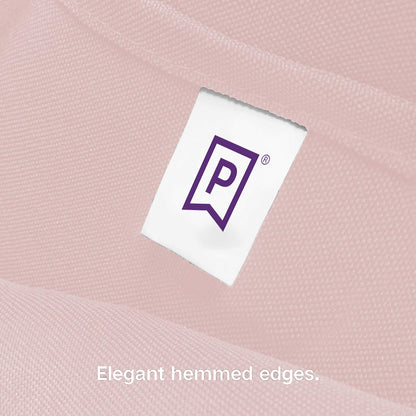 Gee Di Moda Rectangle Tablecloth - 60 x 102 Inch Pink Table Cloth for 6 Foot Rectangle Tables - Heavy Duty Washable Fabric - for Holiday Party, Dinner, Weddings, Baby Shower & Events