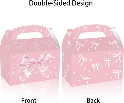 12Pack Party Treat Boxes, Pink