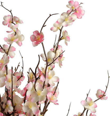 5pcs 39'' Cherry Blossom Branches Silk for Artificial Stems Vase Wedding Decor (5, Pink)