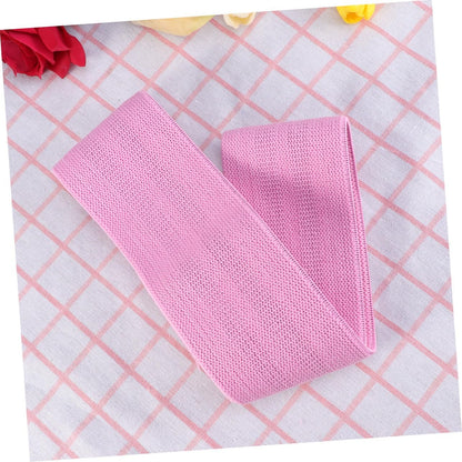 Pink Women S Hip Elastic Resistance Band for Glute Activation and Leg Workout Non-Slip Booty Builder for Squats Hip Thrusts and Fitness Training