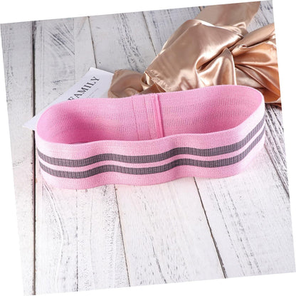 Pink Women S Hip Elastic Resistance Band for Glute Activation and Leg Workout Non-Slip Booty Builder for Squats Hip Thrusts and Fitness Training