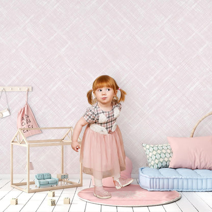 Pink Peel and Stick Wallpaper Modern Girls Wallpaper Boho Removable Contact Paper Light Pink Waterproof Self-Adhesive Wallpapers for Bathroom Bedroom Living Room Decor Vinyl 17.3"x196.8"