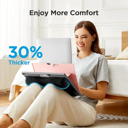 Lap Desk with 8 Adjustable Angles – Up to 15.6" Laptop, Pink