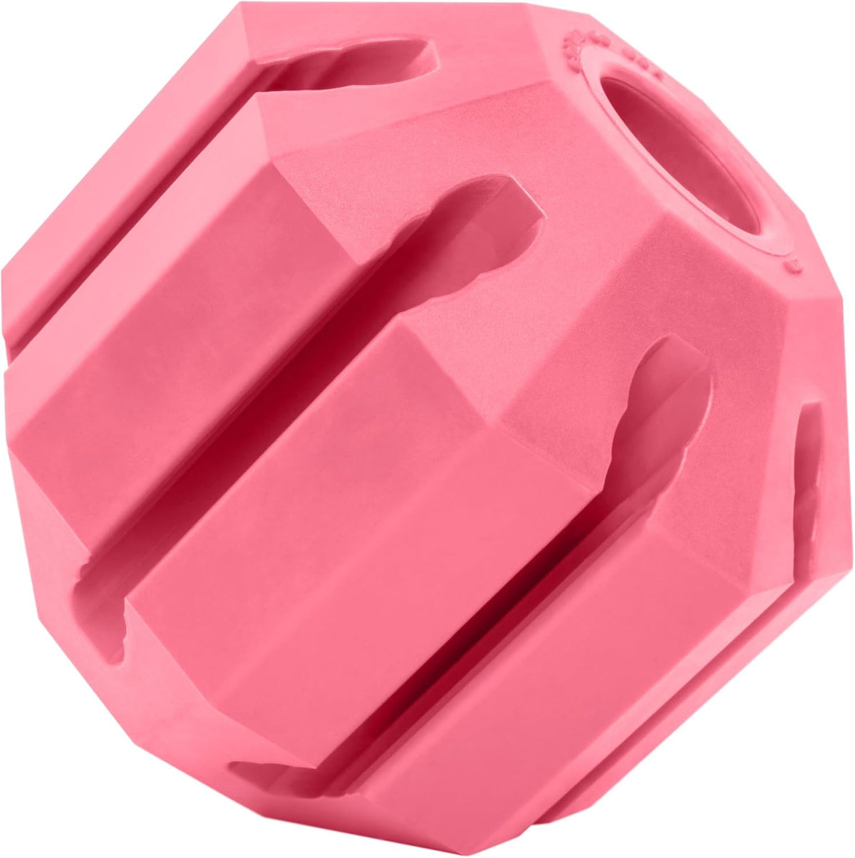 Puppy Activity Ball, Natural Rubber Teething Toy, Small Puppies, Pink