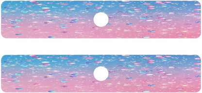 Cute Light Pink Blue Gradient Flashing Glitter Faucet Drying mat Silicone Kitchen Faucet Mat Sink Splash Guard Drip Catcher Dish Soap Sponge Holder for Guard Bathroom Farmhouse M